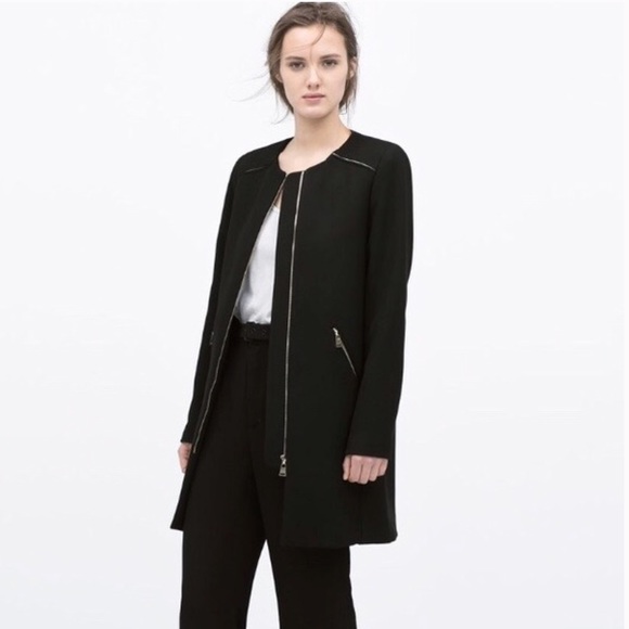 zara zipper jacket